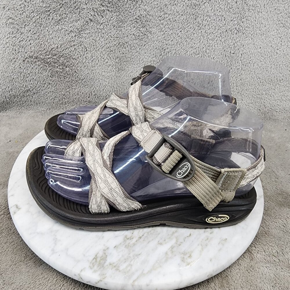 Chaco Shoes Womens Size 6 Gray Z Volv 2 Adjustable Straps Non-Marking Sandals